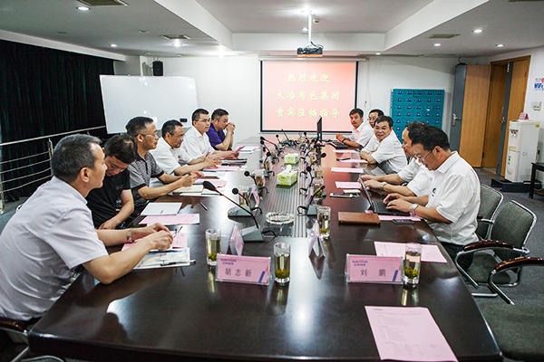 大冶有色金屬集團(tuán)到訪(fǎng)山河智能