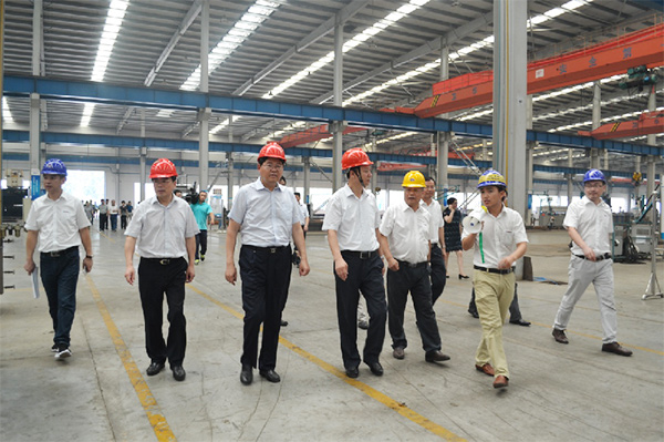 淮北市委書記黃曉武一行調(diào)研山河礦裝