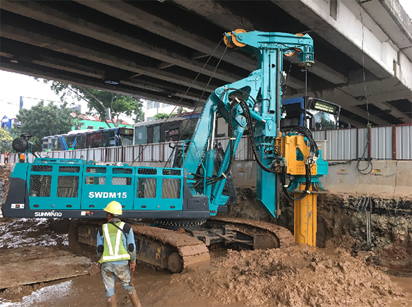 山河智能成套施工方案提供者 ——SWDM15HL印尼顯神威