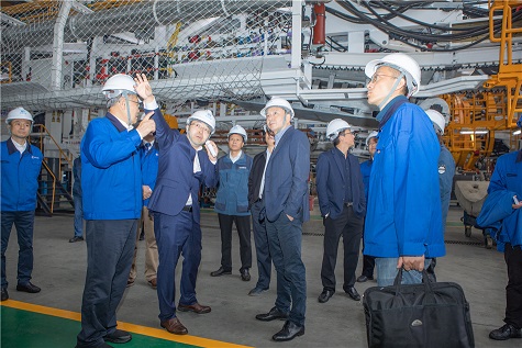 長沙軌道交通集團考察山河智能