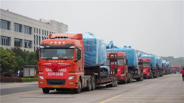 進(jìn)軍南非高端礦山市場！山河智能鑿巖設(shè)備批量發(fā)車