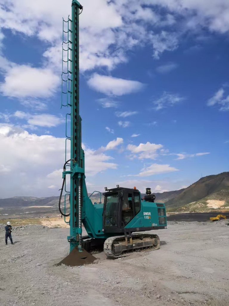 3分鐘11米！我司首臺切削螺旋鉆機交付客戶