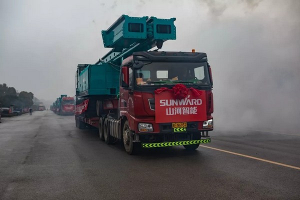跑出加速度，山河智能銷售發(fā)貨創(chuàng)新高