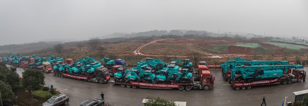 新春開門紅！山河智能1.2億訂單火爆發(fā)車