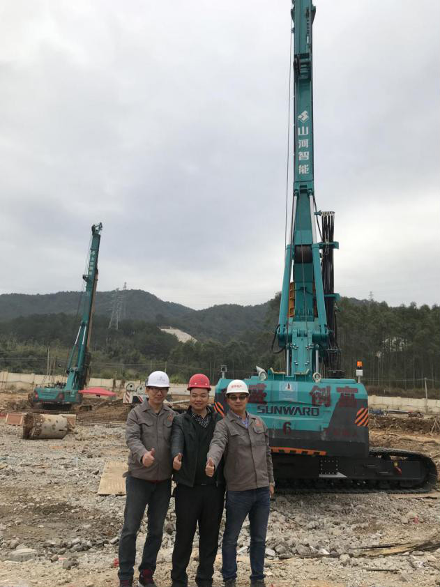 星級品質(zhì)+星級售后，所以他選擇了山河智能旋挖鉆機