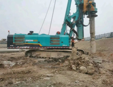 效率兩倍于對手！山河智能旋挖鉆機(jī)大連揚威名