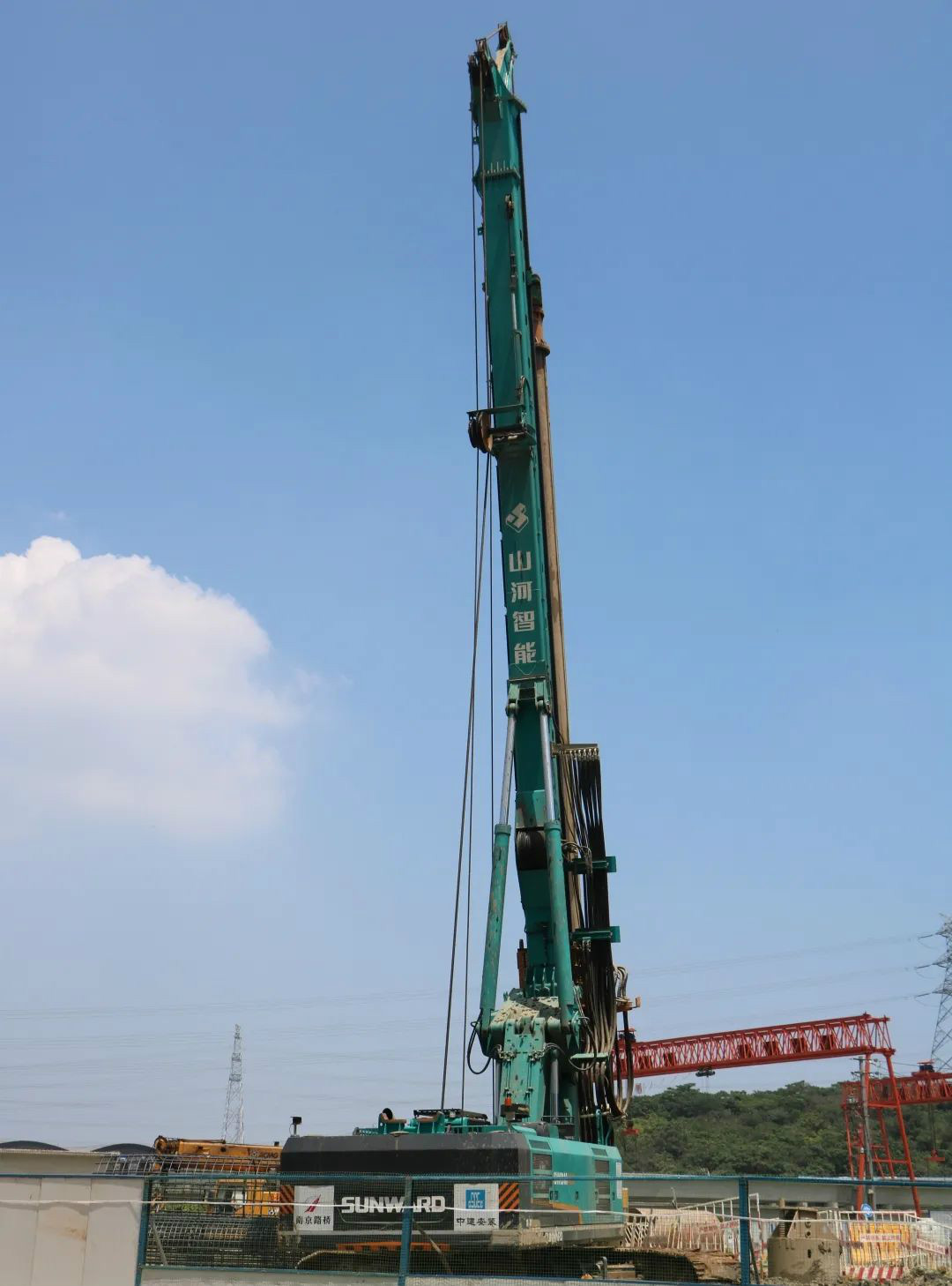 強(qiáng)悍表現(xiàn)贏青睞！山河智能360H旋挖鉆助力南京312國道改擴(kuò)建