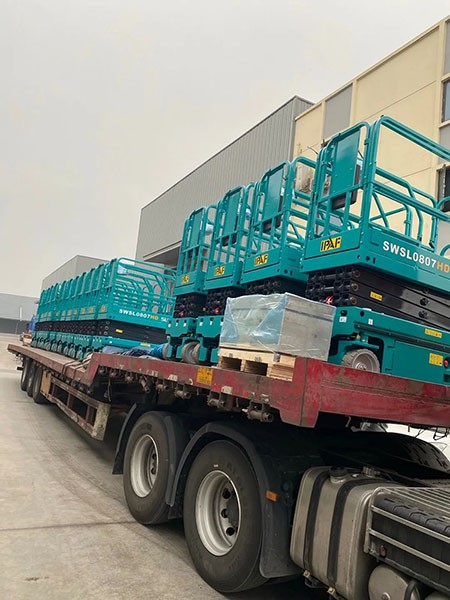 新年伊始，山河高機(jī)再次發(fā)貨華南市場(chǎng)