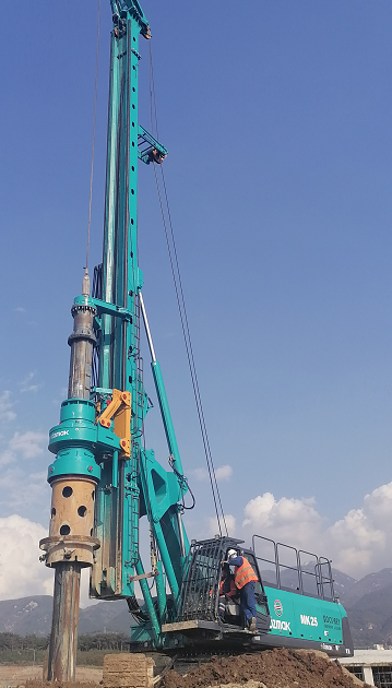 一枚“鐵粉”！土耳其客戶采購(gòu)山河智能旋挖鉆機(jī)