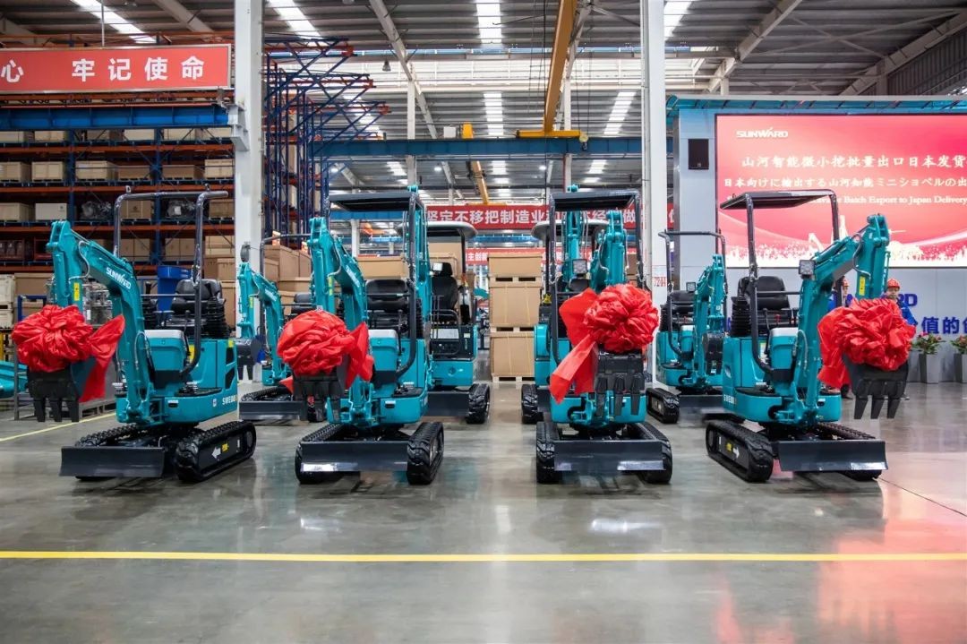 山河智能微小挖打開日本市場(chǎng)