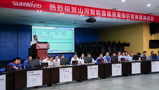 山河智能舉辦首屆質量知識競賽