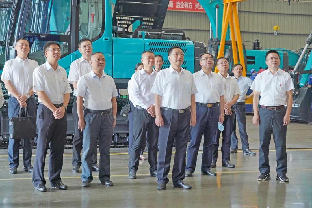 湖南省委常委、省紀(jì)委書記、省監(jiān)委代理主任王雙全調(diào)研山河智能