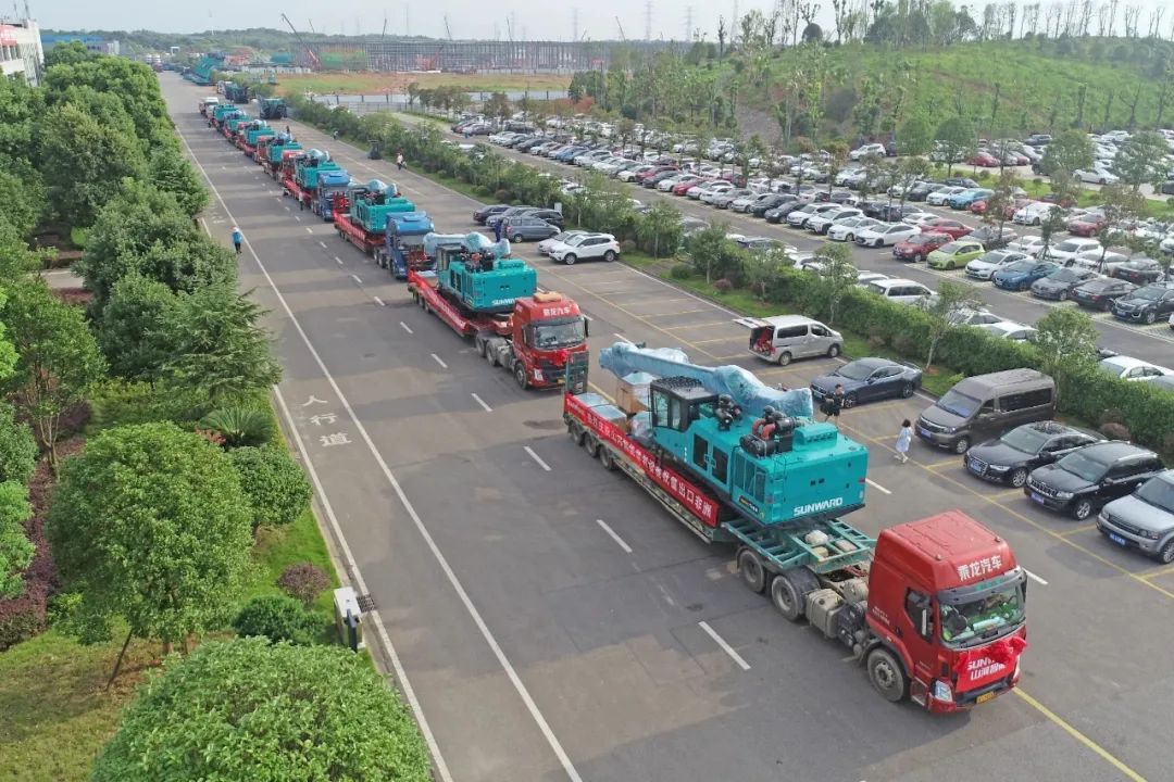 亮相中非經(jīng)貿(mào)博覽會！山河智能盡展工程機械國產(chǎn)品牌魅力