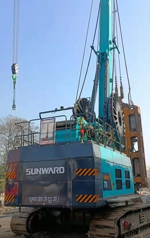 感謝信！山河智能SWHG70液壓抓斗助力海外基礎(chǔ)施工獲肯定