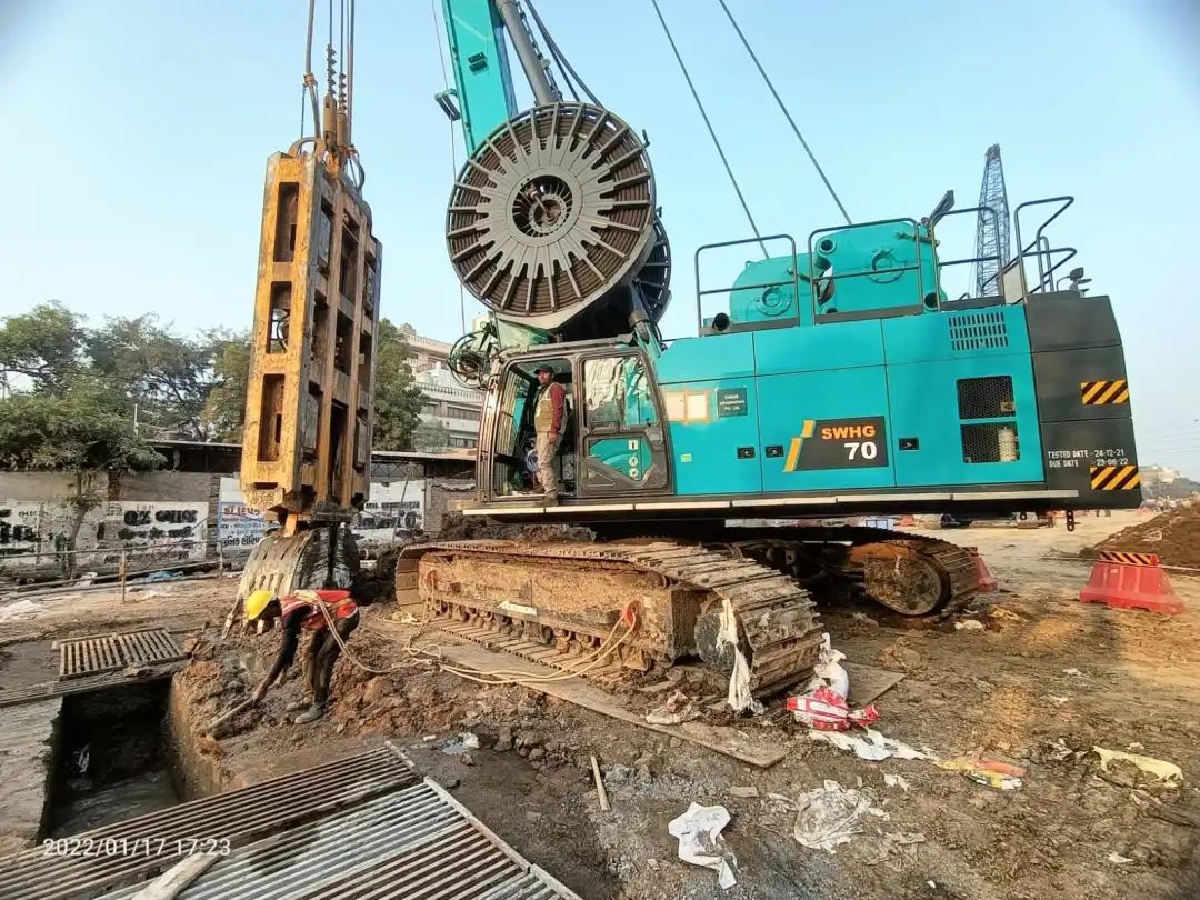 感謝信！山河智能SWHG70液壓抓斗助力海外基礎(chǔ)施工獲肯定