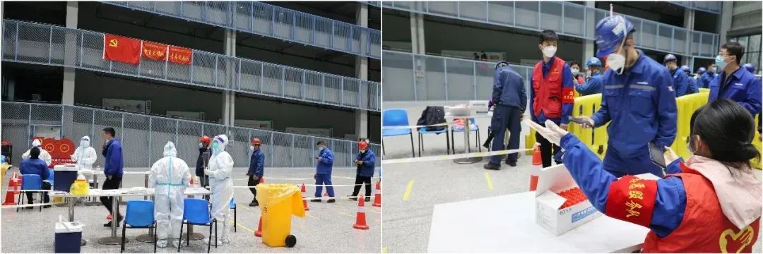 抗疫先鋒在行動！山河智能志愿者助力核酸采樣