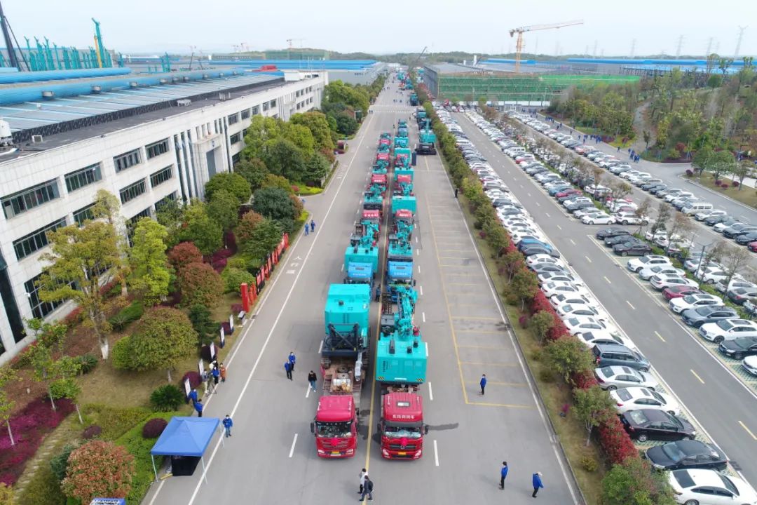 征戰(zhàn)全球市場！山河智能鑿巖設(shè)備批量發(fā)貨