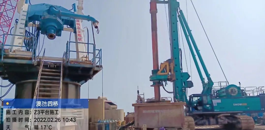 乘風(fēng)破浪的旋挖鉆機！山河智能助建澳氹第四跨海大橋