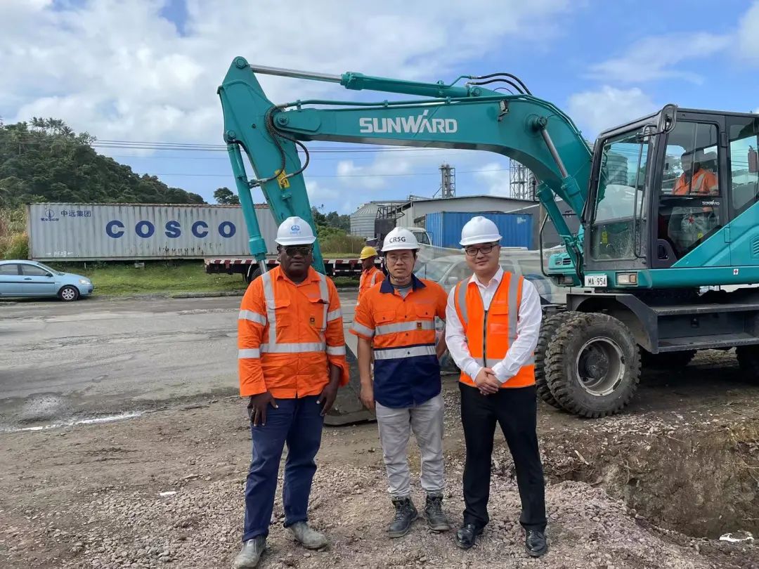 “山河綠”邁向南太平洋島，山河智能輪挖助力斐濟(jì)基礎(chǔ)設(shè)施建設(shè)