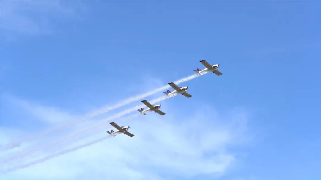 空中開花、大坡度盤旋、俯沖躍升……看山河飛行表演隊炫技2022湖南航展動態(tài)展
