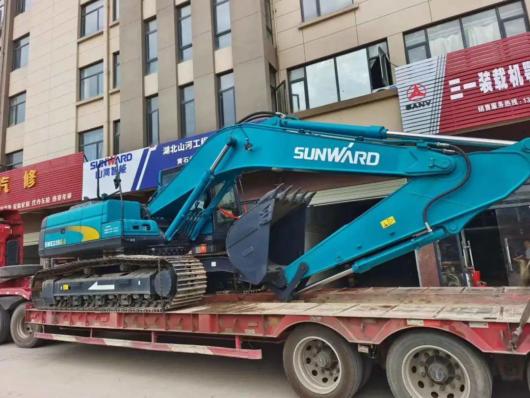 全款拿下！山河智能挖掘機(jī)奔赴工地一線