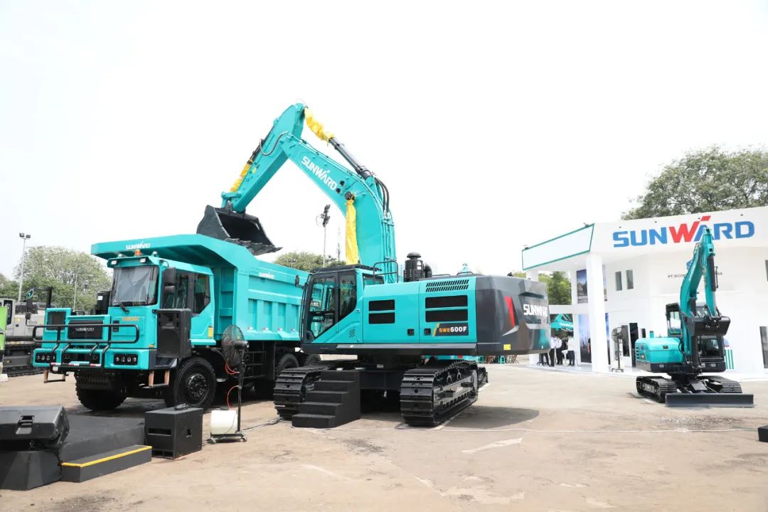 本地化建設顯成效！山河智能攜礦山成套裝備亮相印尼礦業(yè)展