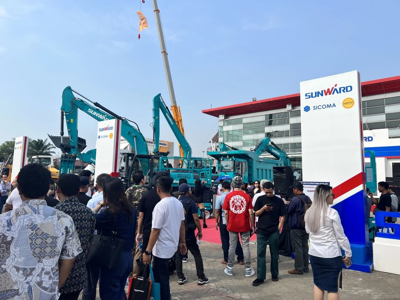 深耕細作，逆勢增長！山河智能盛裝亮相印尼雅加達礦業(yè)展