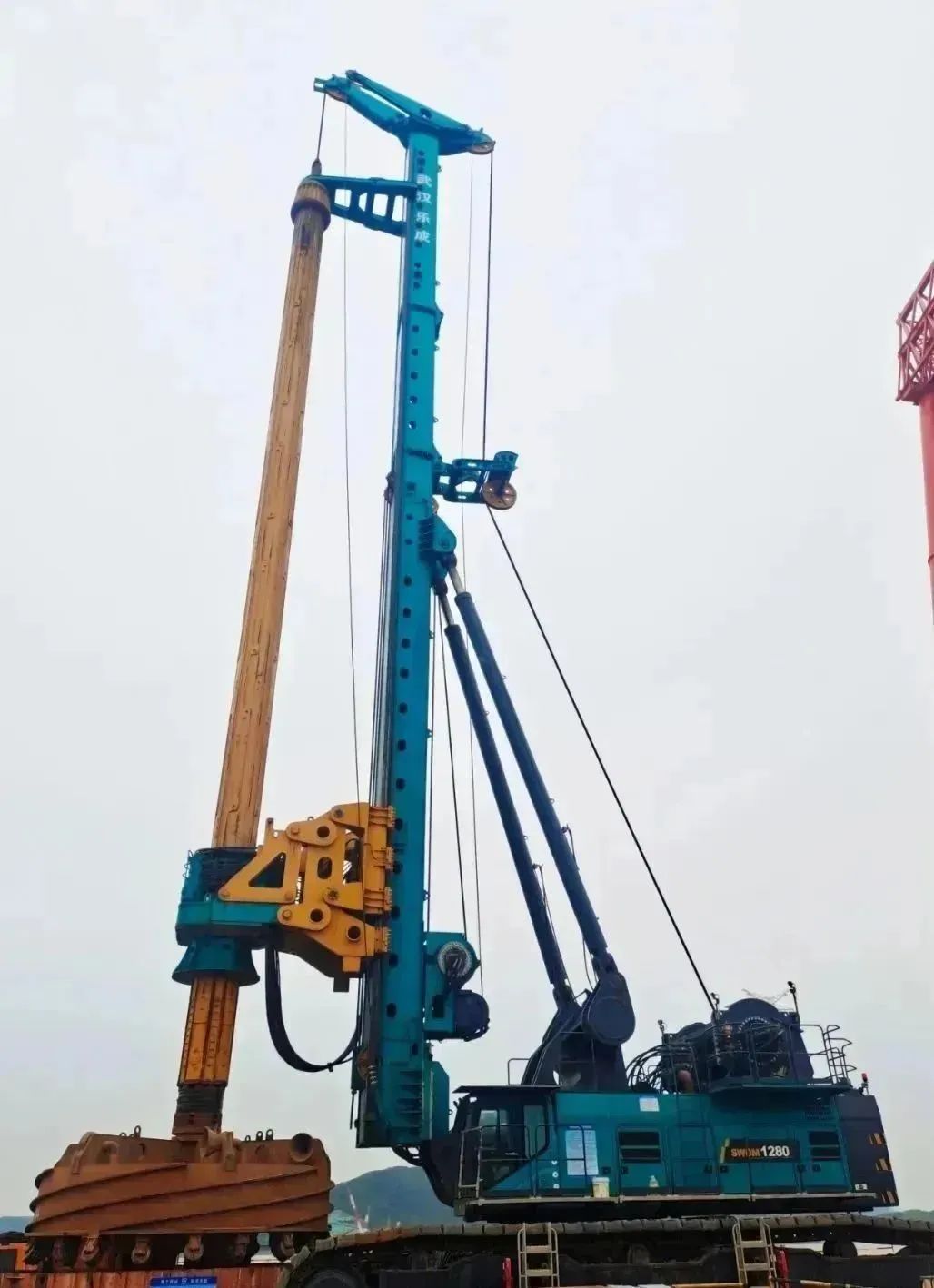 全面告捷！山河智能超級旋挖鉆機圓滿完成甬舟鐵路西堠門公鐵兩用大橋樁基施工任務(wù)