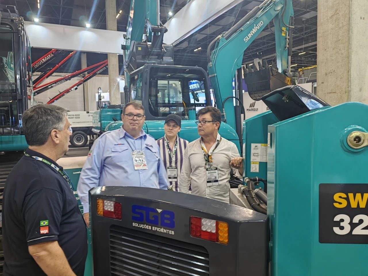 展出設(shè)備銷售一空！山河智能亮相2024巴西礦業(yè)展覽會！