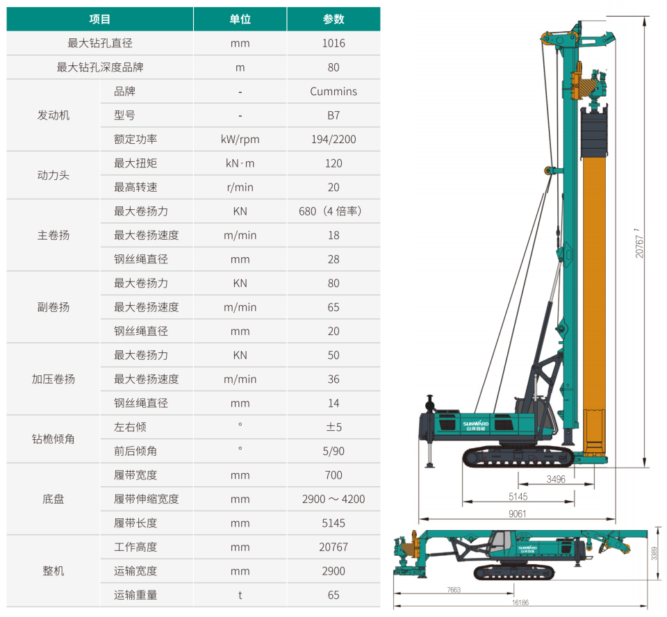 大直徑潛孔鉆機(jī)