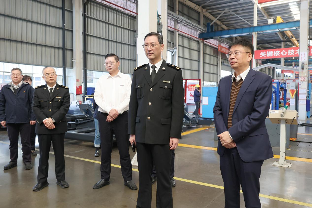 長沙海關關長、黨委書記顧炯調研山河智能