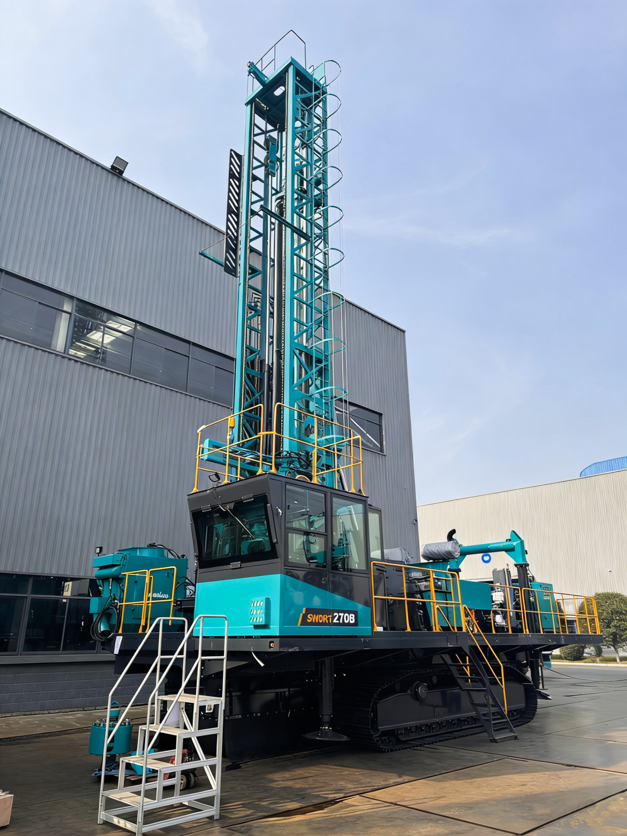 山河智能最大牙輪鉆機進(jìn)軍南美高端礦山市場，彰顯中國制造硬實力